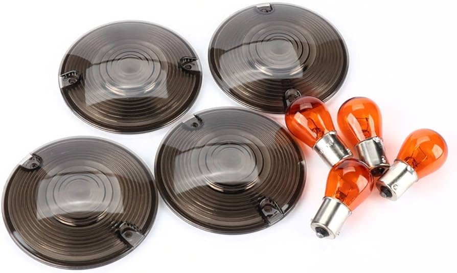 SMOKED LENS KIT FOR ROAD KING AND HERITAGE HARLEY DAVIDSONS