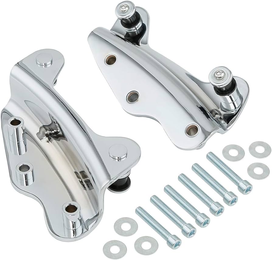 DOCKING HARDWARE FOR TOURING SISSY BARS AND LUGGAGE RACKS