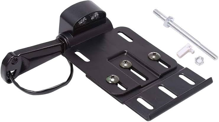 FOLDING SIDE MOUNT LICENSE PLATE HOLDER FOR HARLEY DAVIDSON. NEW metal type
