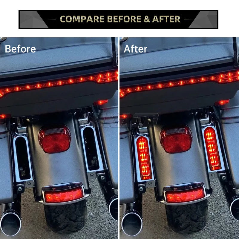 LED FILLER INSERT REAR LIGHTS FOR ULTRA HARLEY DAVIDSONS