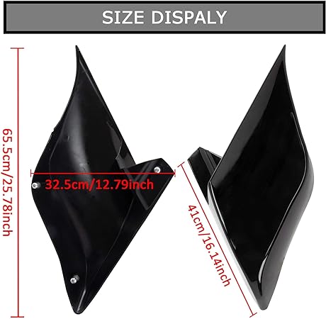 STRETCHED FIBERGLASS BAGGER STYLE SIDE COVERS FOR TOURING HARLEYS. 2014 AND UP