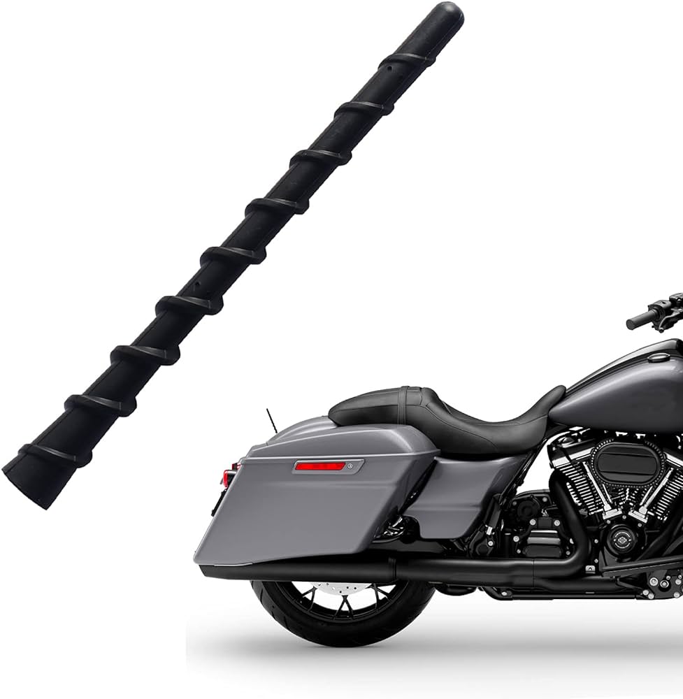 PAIR OF SHORTY SUPER STRENGTH ANTENNAS FOR HARLEY DAVIDOSN TOURING MODELS