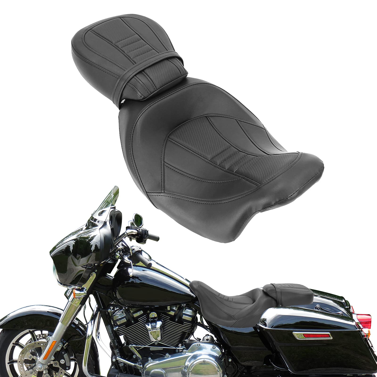 CVO 2 PIECE SEAT FOR HARLEY DAVIDSON TOURERS 2009-2023 – twofistsforward