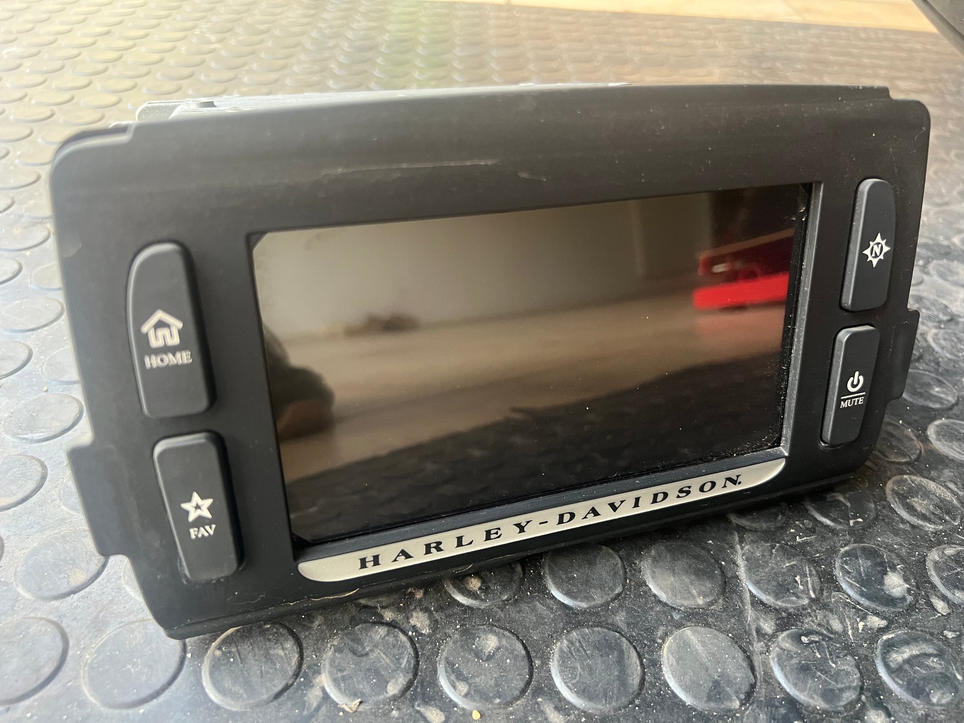 Illustration of Harley Davidson Electric Motorcycle Infotainment System