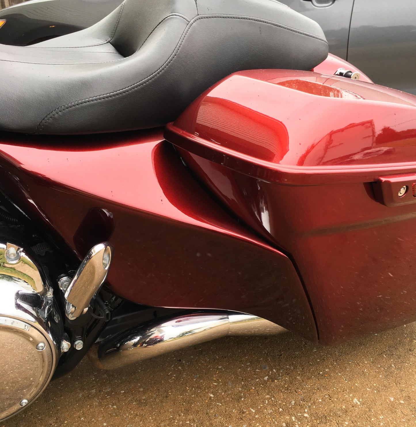 HARLEY DAVIDSON STRETCHED FLARED SIDE COVERS